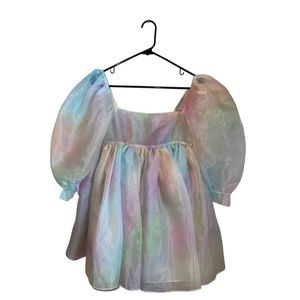 Selkie mini puff dress NWT